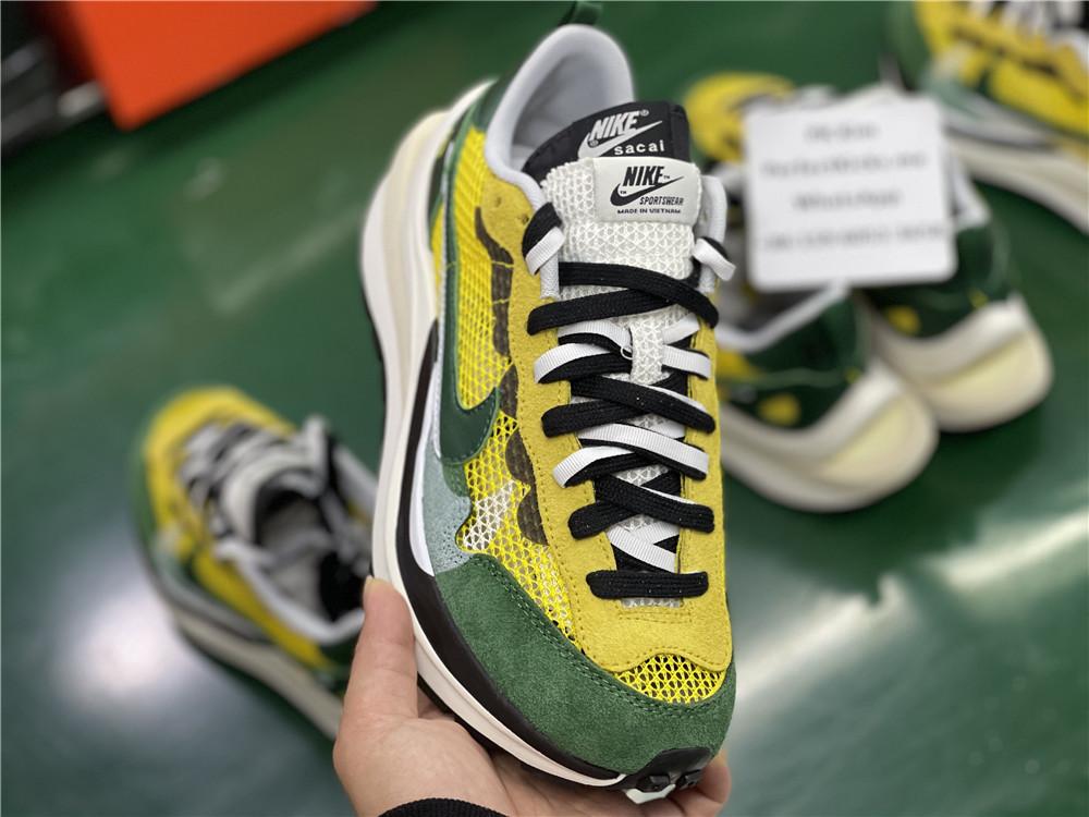 PK God sacai X Nike vaporwaffle tour yellow retail materials ready to ship